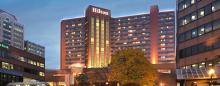 The Hilton in downtown Albany, NY