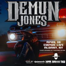 Demun Jones, a rapper, singer, songwriter and independent artist whose music is infused with rustic instrumentals, hip-hop fundamentals and exceptional lyricism.