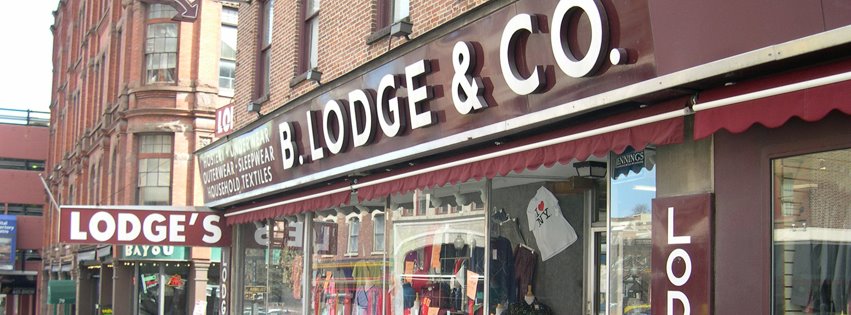 Exterior of B. Lodge & Co store