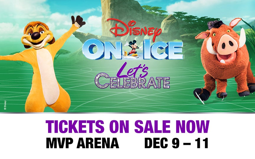 Program flyer for Disney on Ice at MVP Arena