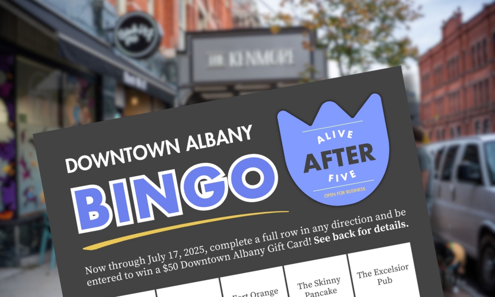 Downtown Albany BINGO board