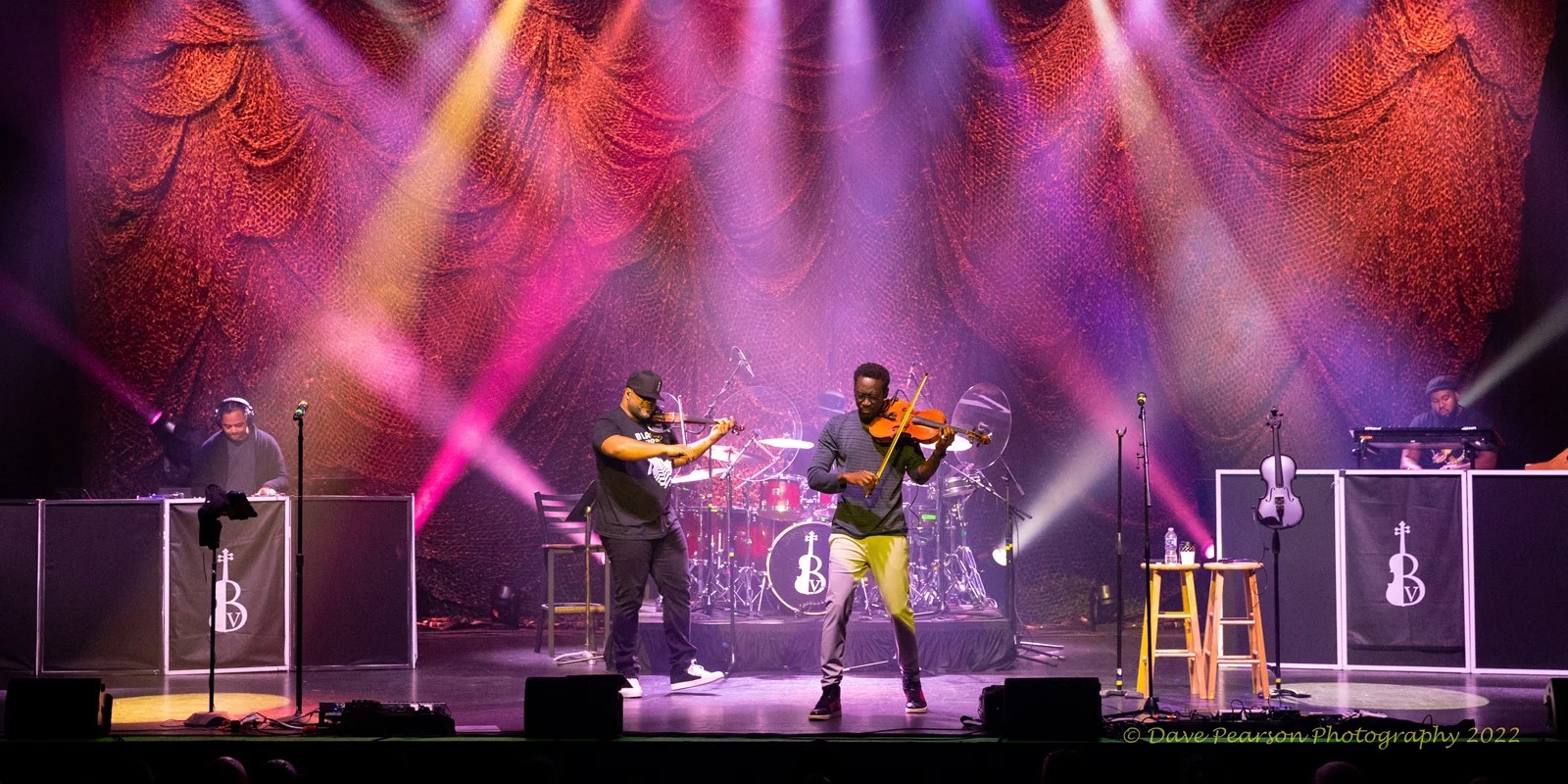 Shot of Black Violin performance