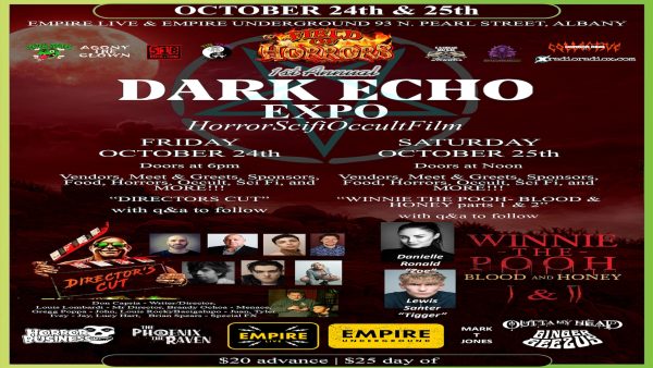 The Dark Echo Expo flyer