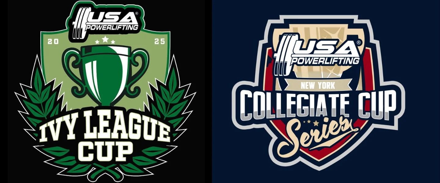 USA Powerlifting Ivy League Cup & Collegiate Cup Series- NY logos
