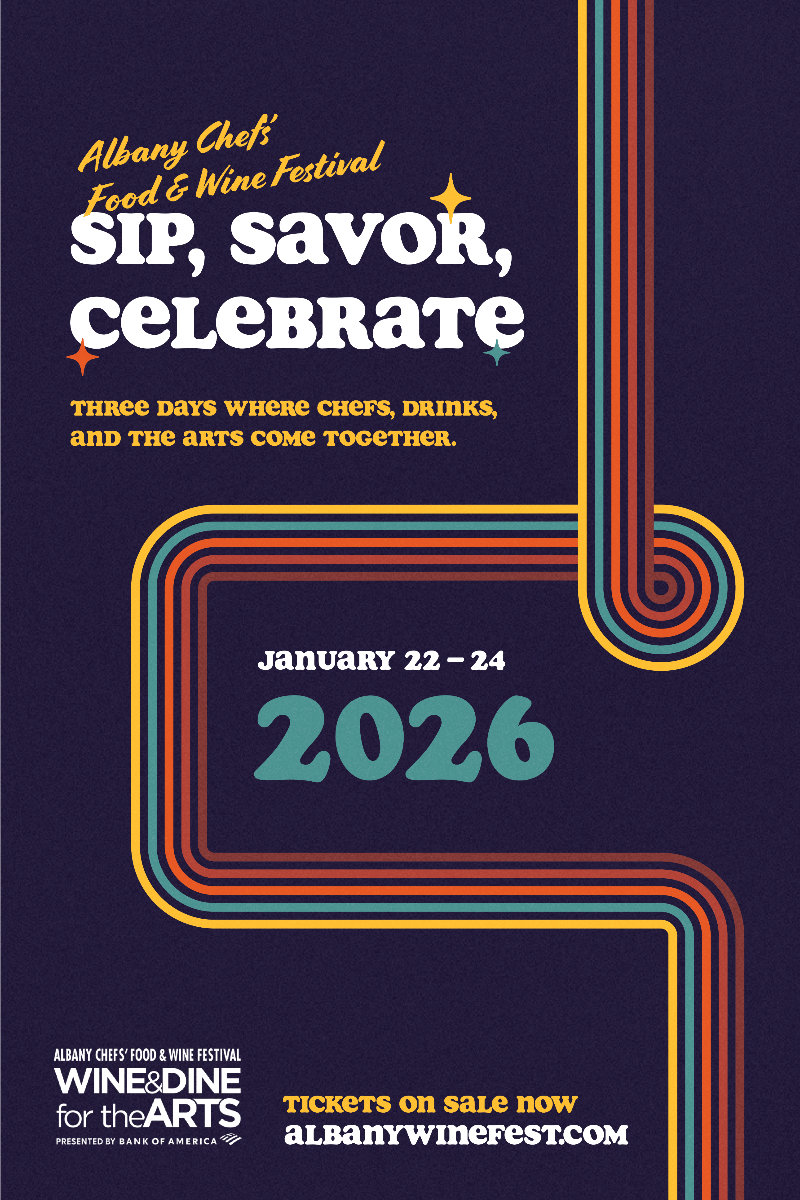 2026 Albany Chefs’ Food & Wine Festival Flyer