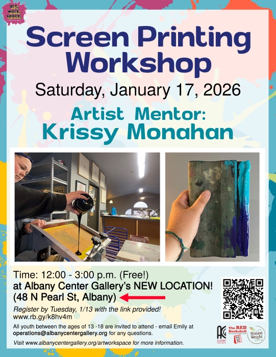 Screen Printing Workshop Flyer