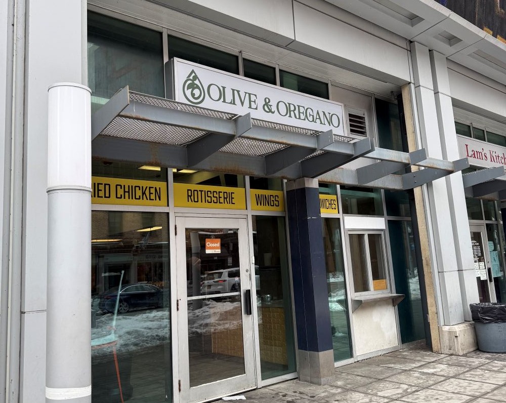 outside of Olive and Oregano
