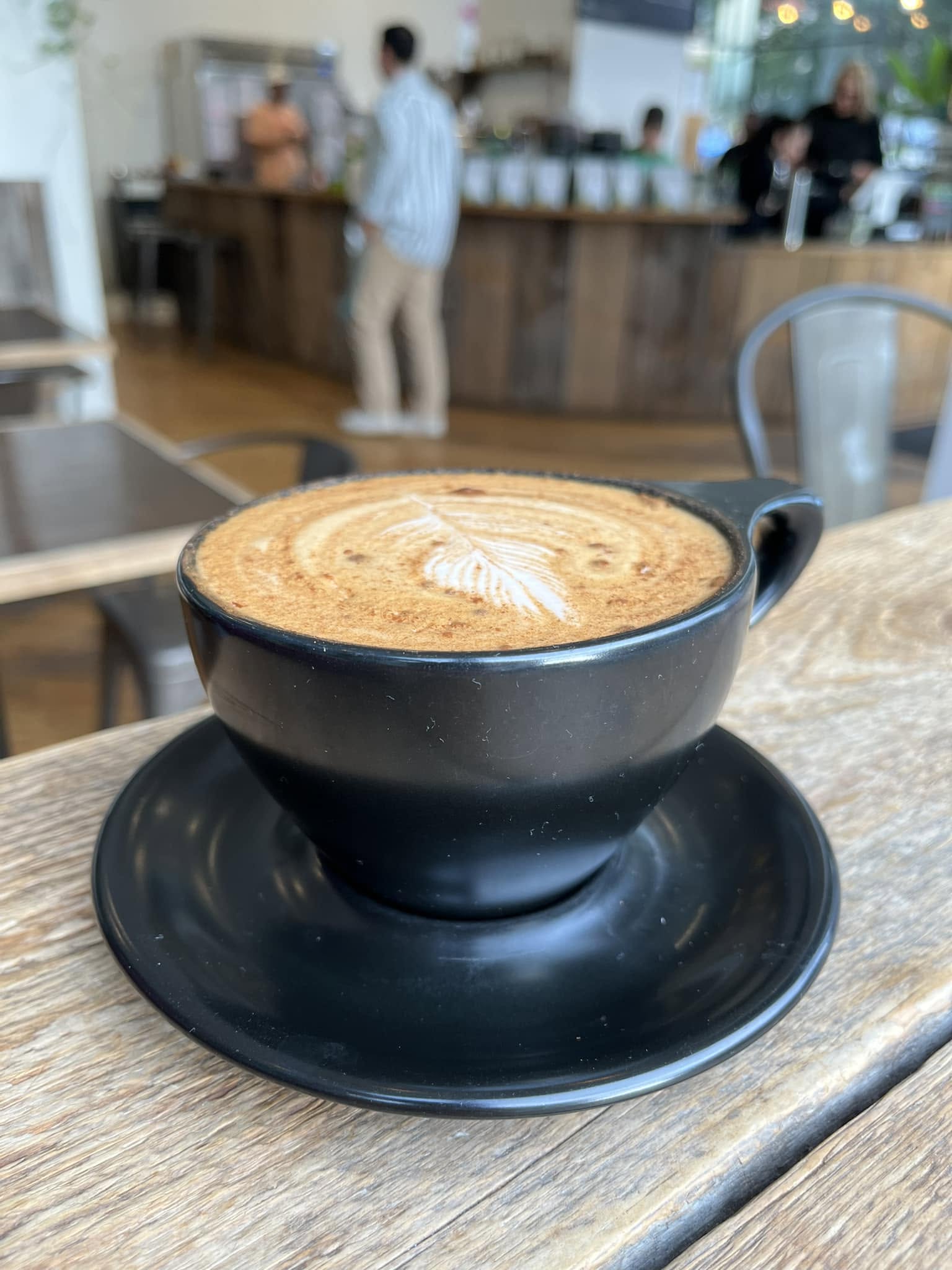 Photo of a latte at Stacks 