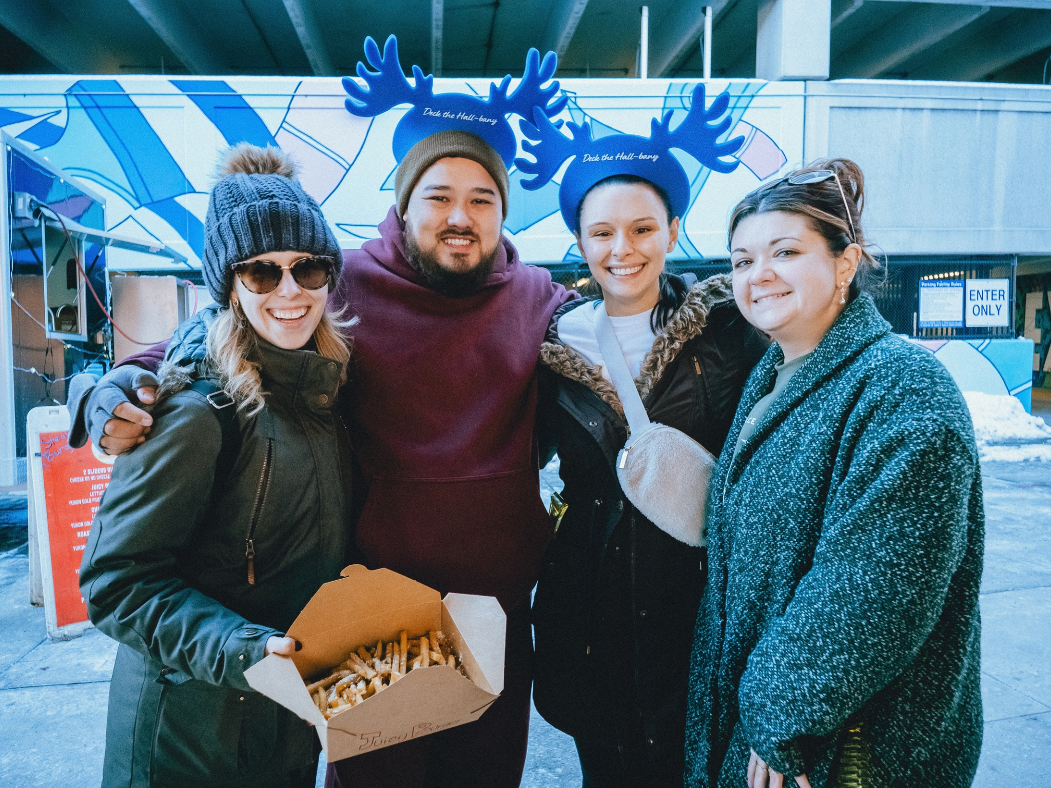 Deck the Hall-bany visitors