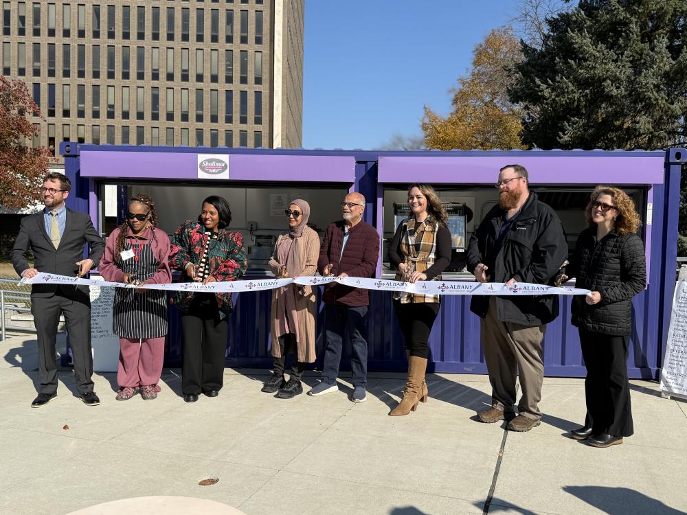 Shalimar at ribbon cutting