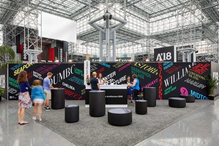 Indoor trade show display from American Institute of Architects