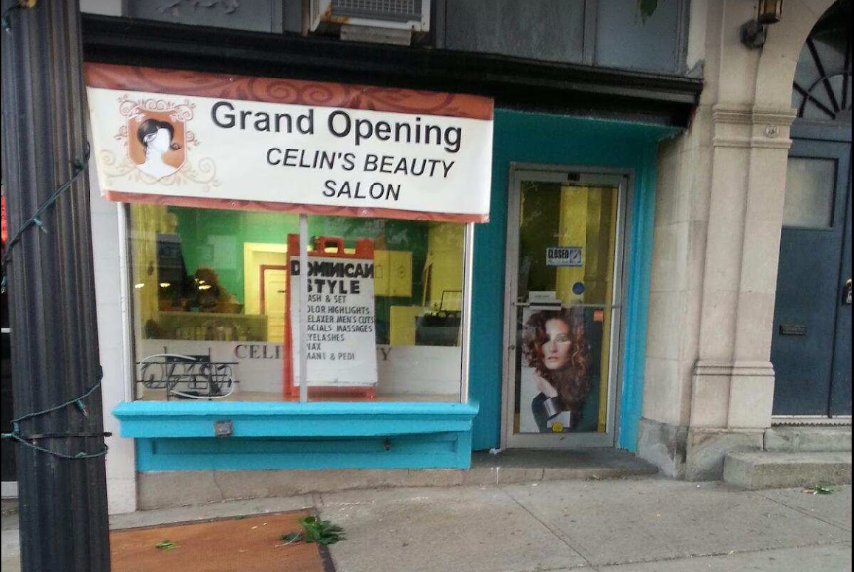 Exterior of Celin's Beauty Salon