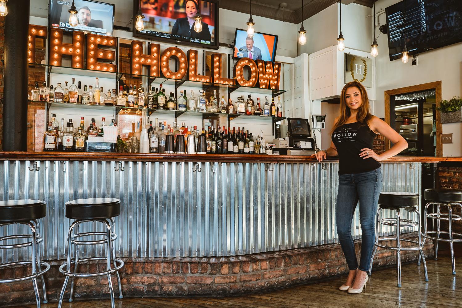interior bar view of The Hollow