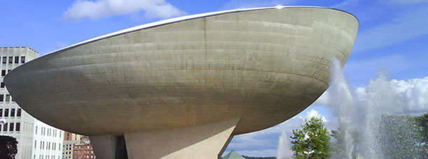 Exterior photo of The Egg