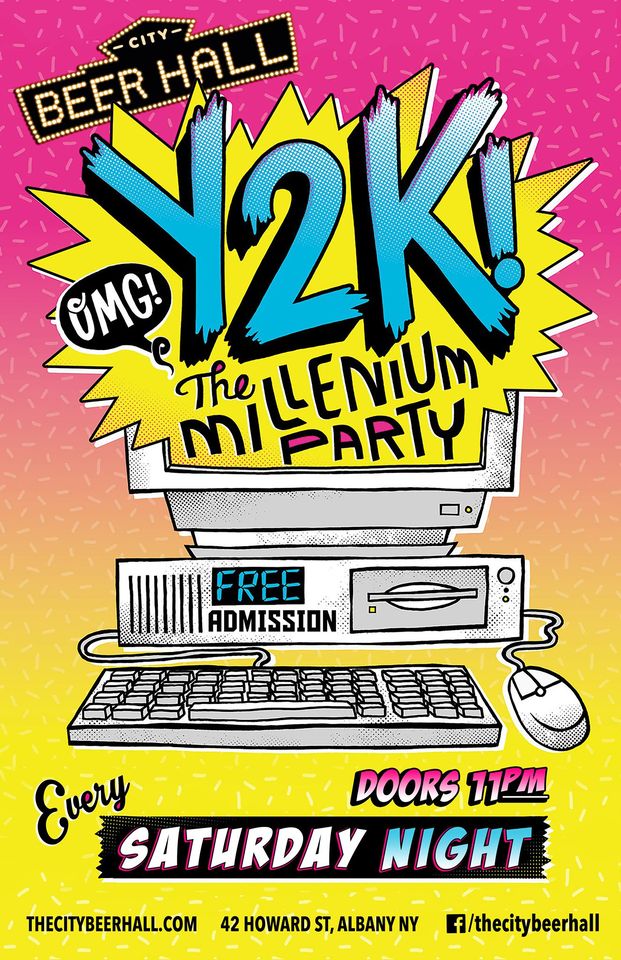 Y2K the Millennium Party poster