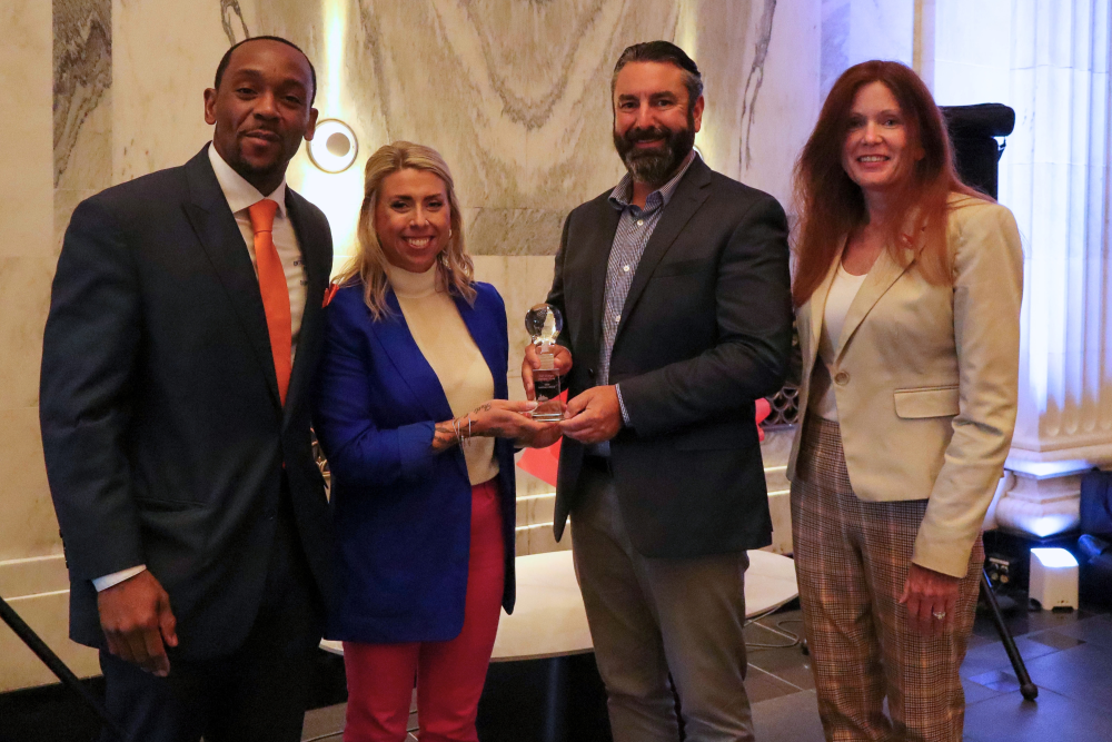 Angelo Maddox, Erica Cubello, Joe Slichko, and Georgette Steffens