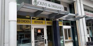 outside of Olive and Oregano