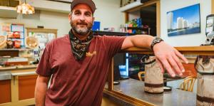 Photo of employee inside Maurice's Pearl Street Deli