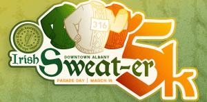 Sweat-er 5K graphic of irish colored argyle sweaters 
