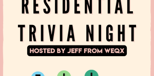 Poster for Residential Trivia Night Event