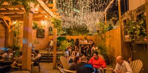 Outside Night Dining on Patio at The City Beer Hall