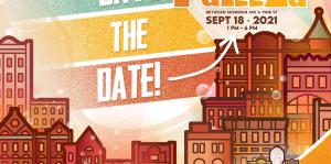 Pearl Palooza Save the Date flyer