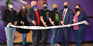 Wizard Burger Ribbon Cutting