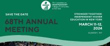 The Commission on Independent Colleges & Universities in NY 68th Annual Meeting