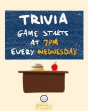 Trivia Wednesday flyer