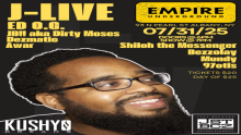 J-Live event flyer
