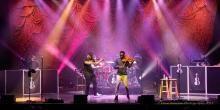 Shot of Black Violin performance