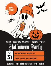 Halloween Party digital flyer