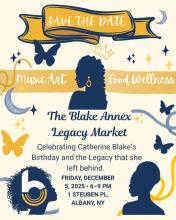 Blake Annex event flyer