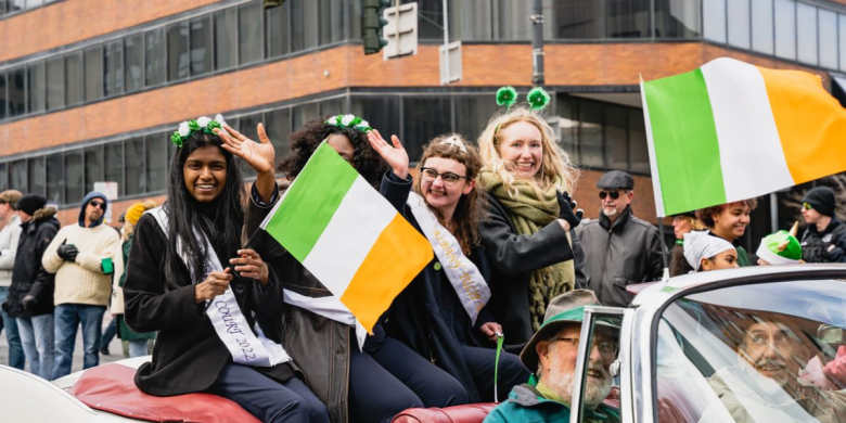 people on Parade Day