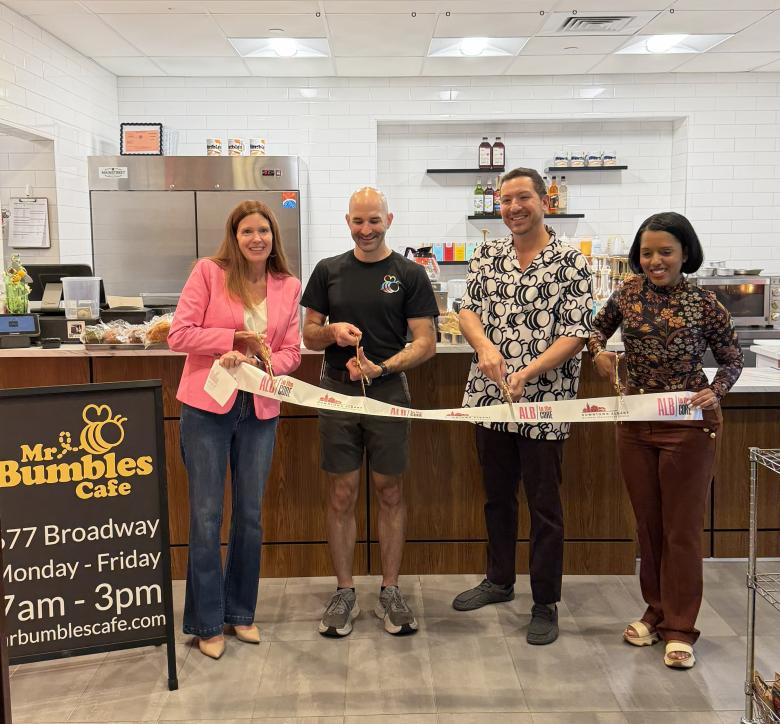 Mr Bumbles Ribbon Cutting