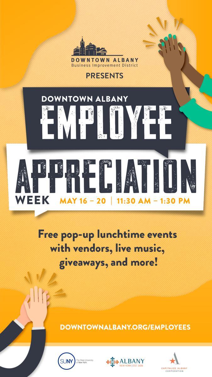 Poster for Downtown Employee Appreciation Week