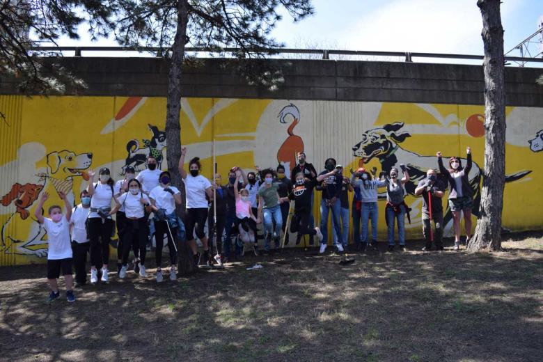 Photo of Earth Day Cleanup Team