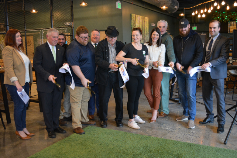 Ribbon cutting photo
