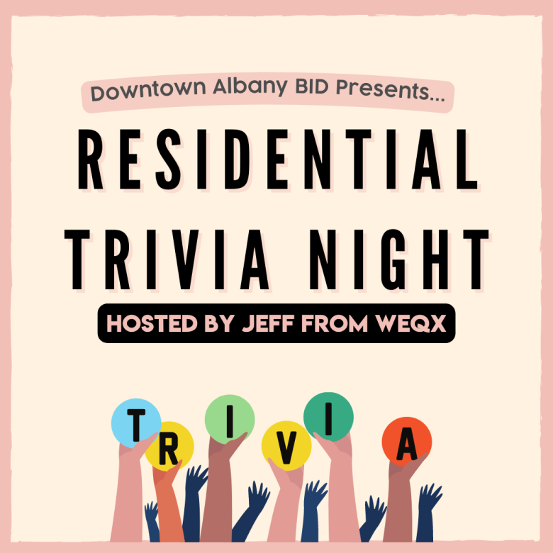 Poster for Residential Trivia Night Event